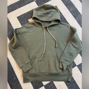 Olive green hoodie